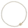 Women's Natural Freshwater Pearl Geometric Pattern Bracelet With 14K Gold Simple Style