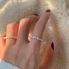 Women's Natural Freshwater Pearl Geometric Ring
