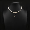 Women's Natural Freshwater Pearl Necklace With Geometric Pearl Chain Retro Clavicle Necklace Electroplated Non Fading Jewelry
