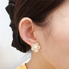 Women's Natural Freshwater Pearl S925 Sterling Silver Oblate Earrings