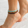 Women’s Natural Geometric Rice Bead Bracelet Set Creative Fashion Beaded Jewelry