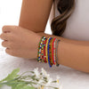 Women’s Natural Geometric Rice Bead Bracelet Set Creative Fashion Beaded Jewelry