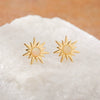 Women's Natural Opal Pearl Stud Earrings In S925 Sterling Silver With Star Shape And Set With Gemstones Style
