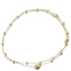 Women's Natural Pearl Geometric Bamboo Chain Elegant Sweater Chain Necklace Jewelry