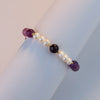 Women's Natural Pearl Handmade Bracelet With Flower And Geometric Patterns Minimalist Style