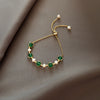 Women's Natural Style Alloy Pearl Crystal Geometric Electroplated Bracelet