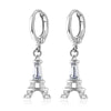 Women's Natural Style Flower Pattern Earrings In Electroplated Environmental Protection Copper