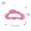 Women's Natural Style Handmade Plastic And Resin Hair Clip For Back Head