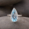 Women's Natural Topaz Citrine Dropshaped Necklace Set With Crystal In S925 Sterling Silver And Cross Chain