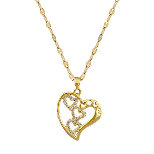 Women's Necklace Stainless Steel Copper Geometric Electroplating