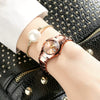 Women's Nonmechanical Waterproof Luminous Watch Alloy Tungsten Steel Color Round Dial Leisure Style
