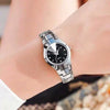 Women's Nonmechanical Waterproof Luminous Watch Alloy Tungsten Steel Color Round Dial Leisure Style