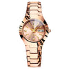 Women's Nonmechanical Waterproof Luminous Watch Alloy Tungsten Steel Color Round Dial Leisure Style