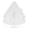 Women's Nylon Bridal Veil Hair Comb Wedding Accessories