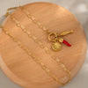 Women's Ocean Style Casual Fish Shell Necklace Stainless Steel Geometric Pattern Electroplated