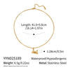 Women's Ocean Style Crab Dolphin Stainless Steel Necklace With Animal Zodiac Pattern And Electroplating Design
