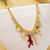 Women's Oceaninspired Multipendant Necklace With Mermaid Coral Shell And Starfish Charms Electroplated Alloy Collarbone Jewelry