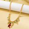 Women's Oceaninspired Multipendant Necklace With Mermaid Coral Shell And Starfish Charms Electroplated Alloy Collarbone Jewelry