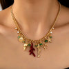 Women's Oceaninspired Multipendant Necklace With Mermaid Coral Shell And Starfish Charms Electroplated Alloy Collarbone Jewelry