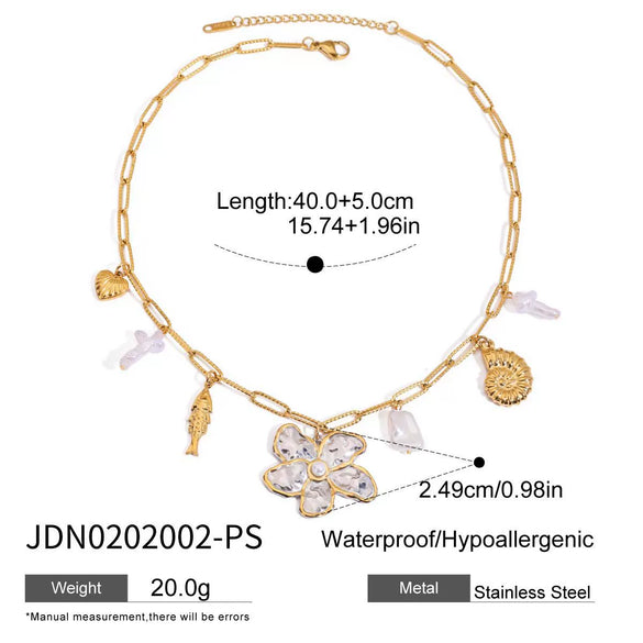 Women's Original Design Minimalist Geometric Stainless Steel And Titanium Steel Necklace With Electroplating