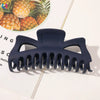 Women's Oversized Frosted Ps Abs Pc Shark Hair Clip Handmade Backofhead Hair Accessory For Stylish Hairstyles