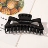 Women's Oversized Frosted Ps Abs Pc Shark Hair Clip Handmade Backofhead Hair Accessory For Stylish Hairstyles