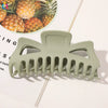 Women's Oversized Frosted Ps Abs Pc Shark Hair Clip Handmade Backofhead Hair Accessory For Stylish Hairstyles