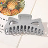 Women's Oversized Frosted Ps Abs Pc Shark Hair Clip Handmade Backofhead Hair Accessory For Stylish Hairstyles