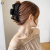 Women's Oversized Frosted Ps Abs Pc Shark Hair Clip Handmade Backofhead Hair Accessory For Stylish Hairstyles