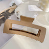 Women's Oversized Hair Clip Ps Material Simple Style Geometric Shape Handmade