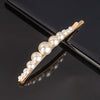 Women's Pearl Bow Hair Clip Handwoven Lolita Hair Accessory Simple Natural Barrette