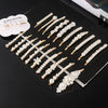 Women's Pearl Bow Hair Clip Handwoven Lolita Hair Accessory Simple Natural Barrette