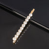 Women's Pearl Bow Hair Clip Handwoven Lolita Hair Accessory Simple Natural Barrette