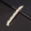 Women's Pearl Bow Hair Clip Handwoven Lolita Hair Accessory Simple Natural Barrette