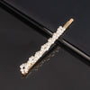 Women's Pearl Bow Hair Clip Handwoven Lolita Hair Accessory Simple Natural Barrette