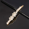 Women's Pearl Bow Hair Clip Handwoven Lolita Hair Accessory Simple Natural Barrette