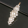 Women's Pearl Bow Hair Clip Handwoven Lolita Hair Accessory Simple Natural Barrette