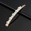 Women's Pearl Bow Hair Clip Handwoven Lolita Hair Accessory Simple Natural Barrette
