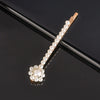 Women's Pearl Bow Hair Clip Handwoven Lolita Hair Accessory Simple Natural Barrette