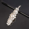 Women's Pearl Bow Hair Clip Handwoven Lolita Hair Accessory Simple Natural Barrette