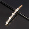 Women's Pearl Bow Hair Clip Handwoven Lolita Hair Accessory Simple Natural Barrette