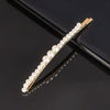 Women's Pearl Bow Hair Clip Handwoven Lolita Hair Accessory Simple Natural Barrette