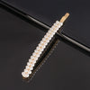 Women's Pearl Bow Hair Clip Handwoven Lolita Hair Accessory Simple Natural Barrette