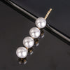 Women's Pearl Bow Hair Clip Handwoven Lolita Hair Accessory Simple Natural Barrette