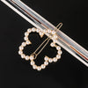 Women's Pearl Butterfly Frog Hair Clip With Electroplated Finish Elegant Rhinestone Heart Flower Hair Accessory