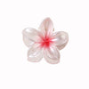 Women's Pearl Flower Hairpin With Baking Paint Plant Flowers Style Shark Clip Hair Accessory
