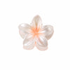 Women's Pearl Flower Hairpin With Baking Paint Plant Flowers Style Shark Clip Hair Accessory