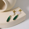 Women's Pearl Geometric Handmade Baroque Water Drop Earrings