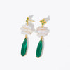 Women's Pearl Geometric Handmade Baroque Water Drop Earrings