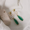 Women's Pearl Geometric Handmade Baroque Water Drop Earrings